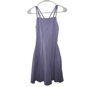 Pact Lilac Purple Organic Cotton Blend Sundress Size Medium